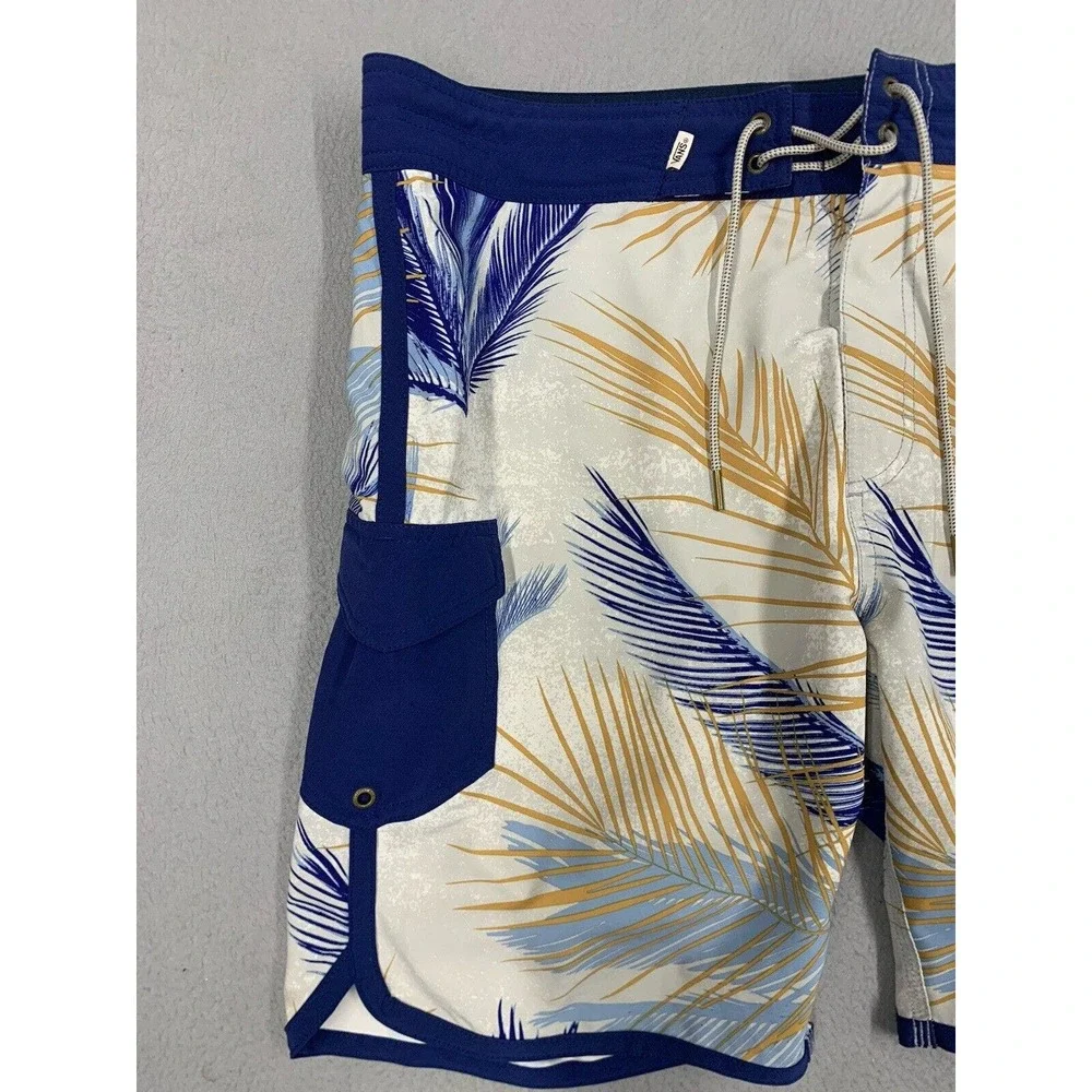 Vans Shorts Men’s Size 34 Tropical Print Boardshorts Swimwear Trunks‎